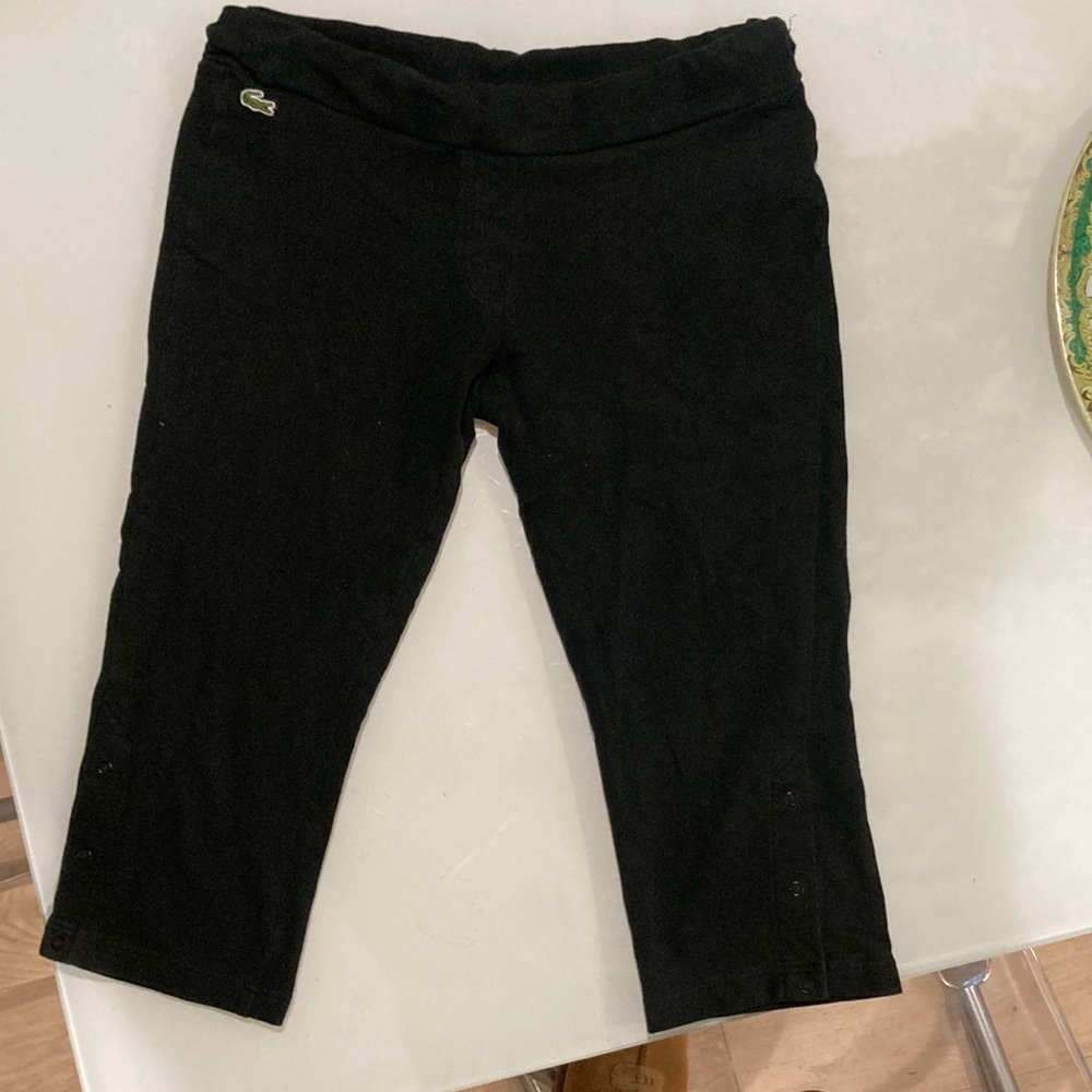 Lacoste Sport Black Capri pants medium  40